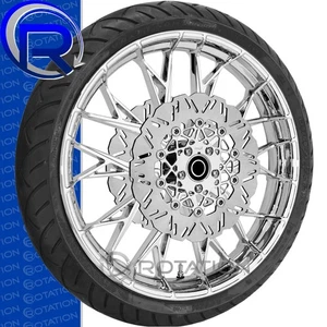 Raider Harley Chrome 21" Wheel Mag with Rotors & Tire Baggers HOT DEAL! - Bild 1 von 3