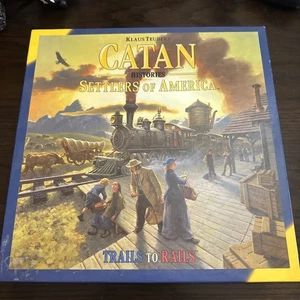 Catan Histories Settlers of America Trails to Rails Board Game - 3203 - Picture 1 of 5