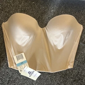 Wacoal b.tempt'd Womens 959281 Beige Foundation Strapless Bra Size 32C - Picture 1 of 2