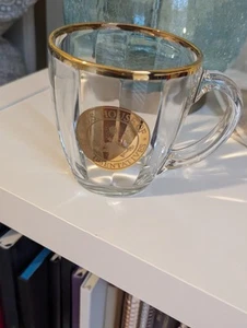 Taza de cristal/taza sello de oro de la Cámara de Representantes de Estados Unidos - Imagen 1 de 5