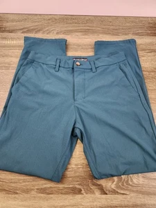 Hudson & Barrow Performance Tech Golfhose Herren 33x30 grün Stretch Polyester - Bild 1 von 7