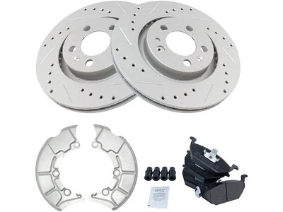 For 2000-2005 Volkswagen Jetta Brake Pad and Rotor Kit Front 73647FCMZ 2001 2002 - Изображение 1 из 2