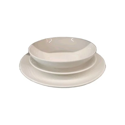 Servizio Piatti 18 Pezzi Victoria Bianco Porcellana Tognana - Imagen 1 de 4