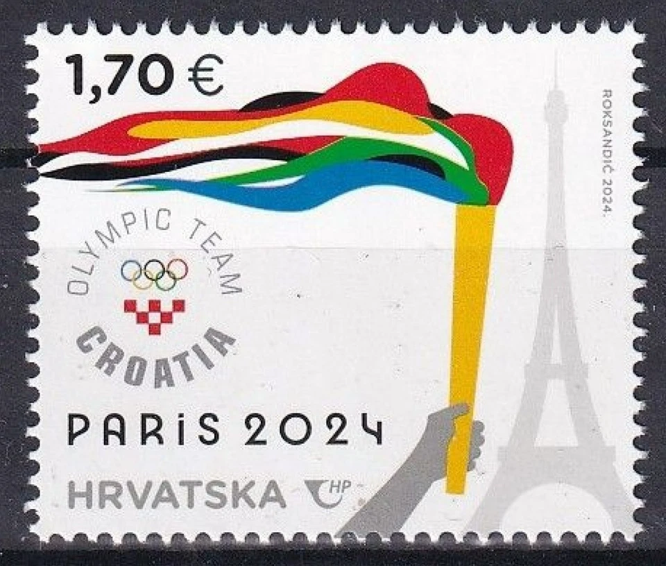 CROACIA 2024 SPORT Juegos Olímpicos de Verano en PARÍS - MNH Foto 1 de 1
