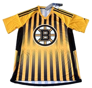 Herren M Adidas NHL Boston Bruins Fußball Trikot IP8072 Hockey Selten Neu - Bild 1 von 4