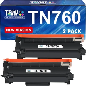 TN760 Toner for Brother Printer TN730: Compatible for Brother Toner TN-730/TN-76 - Picture 1 of 12