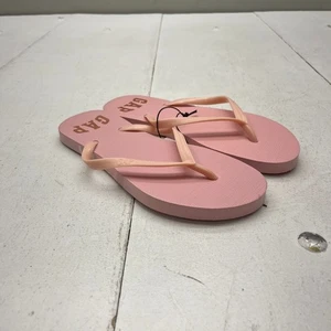 Gap Pink Logo Printed Slip-On Flip-Flop Sandals Women's Size 8 NEW - Picture 1 of 8