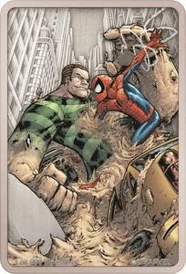 Silbermünze Niue Marvel Spider-Man Villain's Sandman 2024 1 oz antik - Bild 1 von 6