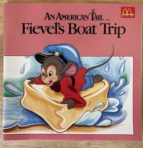 McDonald's Happy Meal American Tail: Fievel's Boat Trip Paperback Book 1986 - Imagen 1 de 9