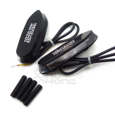 LED Signal Black Mirror Block Off Base Plate HTTMT For Suzuki 06-08 GSXR1000 750 - Image 1 of 4