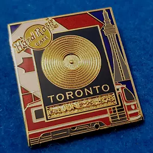 TORONTO CANADA GOLD RECORD FRAME SERIES MAPLE LEAF STREETCAR Hard Rock Cafe PIN - Imagen 1 de 1