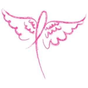 Adult DryBlend® T-Shirt - ( CANCER WINGS - BREAST CANCER AWARENESS) - Picture 1 of 37