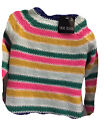 Okie Dokie little girls sweater size 5T. Vibrant colors, striped. 100% polyester