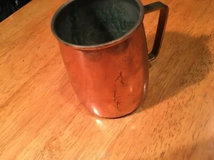 Tazza da caffè rame nichel portoghese ottone olandese fatta a mano - Foto 1 di 5