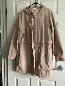 Forever New Beige Anorak Coat Size 16 - Picture 1 of 5
