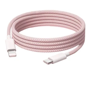 1PC  Braided C-TYPE-C (PINK) Charging Data SYNC Charger Cable Cord - Picture 1 of 4