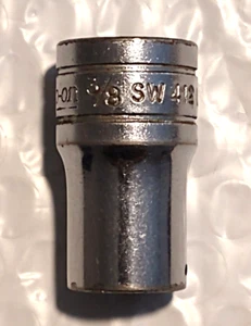 SNAP ON SW412, 1/2" DRIVE, 3/8" SOCKET, DOUBLE SQUARE, SHALLOW, 8 POINT *STAR* - Picture 1 of 8
