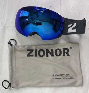 ZIONOR X4 Ski Goggles Magnetic Lens Snowboard Goggles for Unisex Adult One Lens - Picture 1 of 8