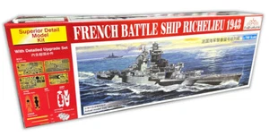 1/700 Five Star Master French Navy Richelieu Battleship 1943 Plastic Model Kit