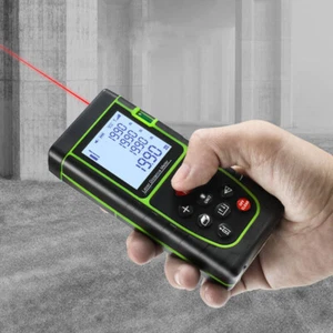 LCD Display Digital Laser Distance Meter Range Finder Measure Tape Diastimeter - Picture 1 of 9