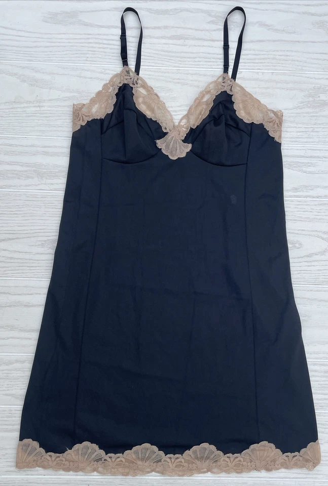 Vestido sin Mangas Vintage Emilio Pucci Negro Tostado Encaje Precioso Detalle 36 Corto Talla Med Foto 1 de 4