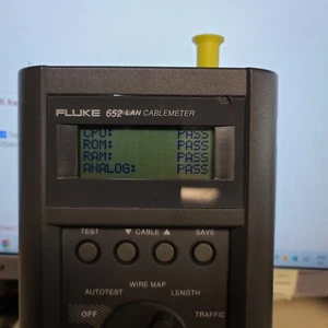 FLUKE 652 LAN CABLE TESTER w/ 650R REMOTE - Picture 1 of 10