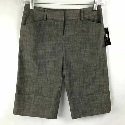 Pantalones Cortos Elegantes IZ Byer/Midrise Business Carrera con Bolsillos/Talla 7 Foto 1 de 3