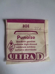 Uhrglas - Armbanduhr -Flume Ultra D - HH - Punaise - überhoch gewölbt - v. Größe - Bild 1 von 1