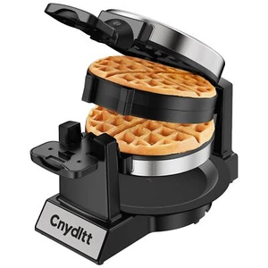 Gofrera Doble Cnydltt 1400W Gofrera Belga Giratoria con Antiadherente... - Imagen 1 de 7