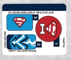 100% LEGO Stickers from Lashina Tank D.C. Comics set 40233 NEW - Picture 1 of 1