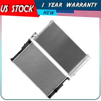 Kit de radiador y condensador de aire acondicionado para BMW 335i 2012-2013 BMW 335i xDrive 2012-2013 Foto 1 de 4