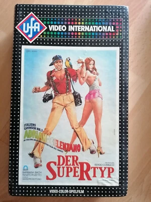VHS Rarität: DER SUPERTYP (1977)  MIT ADRIANO CELENTANO  UFA HARDCOVER    - Bild 1 von 2