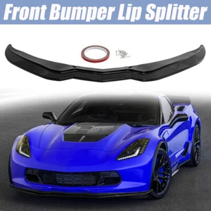 Alerón divisor de labios para parachoques delantero etapa 2 para Chevrolet Corvette C7 14-19. - Imagen 1 de 11