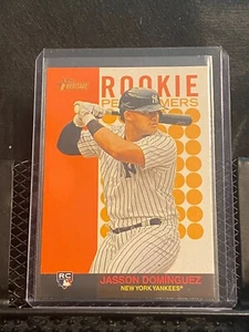 Jasson Dominguez RC 2024 Topps Heritage High # Rookie Performers - Yankees - Picture 1 of 2