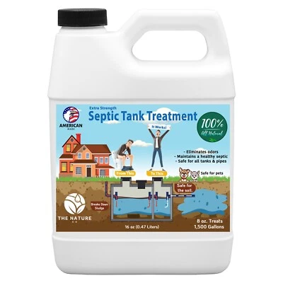 Tratamiento de tanque séptico totalmente natural y extra fuerte - ¡Elimina el olor!! Foto 1 de 3