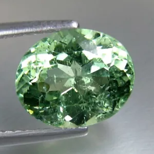 3.19 CTS FANTASTIC RAREST LUSTER GREEN APATITE NATURAL LOOSE GEMSTONE - Picture 1 of 3