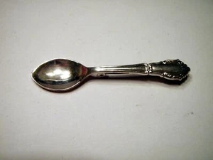 Broche prendedor cuchara pequeña de plata de ley 925 para mujer - Imagen 1 de 4