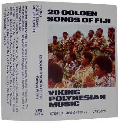 VIKING POLYNESIAN MUSIC 20 Golden Songs Of Fiji CASSETTE TAPE VPS407C Islander - Image 1 of 4