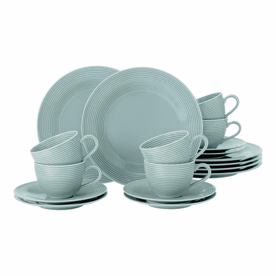Seltmann Weiden Beat Arktisblau Kaffeeservice 18-tlg., Geschirr-Set, Porzellan - Bild 1 von 1