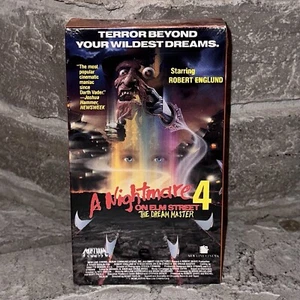 New A Nightmare on Elm Street 4 The Dream Master VHS Sealed Media 1st Release - Picture 1 of 6