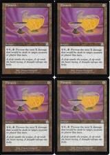 MTG: PANACEA Mercadian Masques UNCOMMON; played, Excellent condition x4