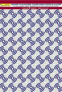 School Magnetic Locker Wallpaper Made in USA - Geometric vr09 - Picture 1 of 1