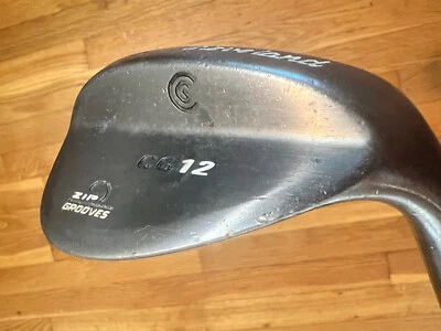 Club de Golf Cleveland CG12 60* Lob cuña cremallera ranuras 2 puntos rojos eje de acero diestro Foto 1 de 4