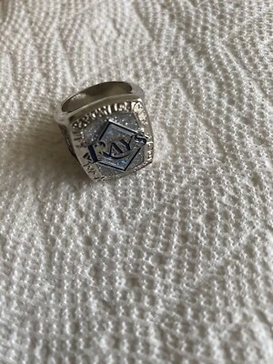 Anillo de béisbol Tampa Bay Rays MLB Liga Americana 2008 AL East Champion réplica Foto 1 de 4