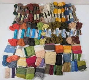 Bulk Lot Tapestry Yarns Threads Wool Mix Of Brands DMC Anchor Semco New & Open - Picture 1 of 4