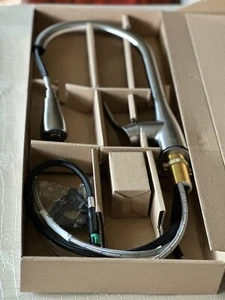 Blanco Atura Single Hole Pull Down Faucet. New. Satin Stainless Steel - Picture 1 of 12