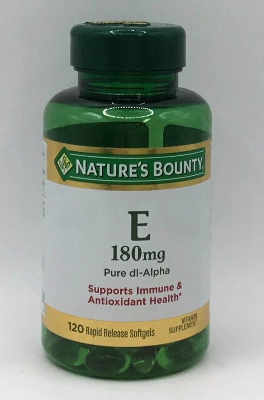 Natures Bounty Vitamin E 180mg Immune Health 120 CT Exp. 08/2026 - Image 1 of 1