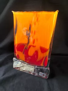 Fine Atelier BERANEK Bohemian Art Deco large Glass Vase - Picture 1 of 7