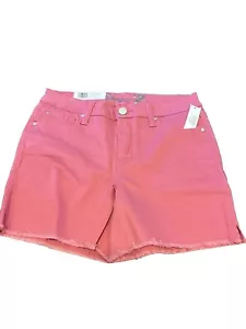 Seven7 Damenshorts 6 5" ausgefranster Saum Denim Wochenende Einzelhandel 59 $ - Bild 1 von 10