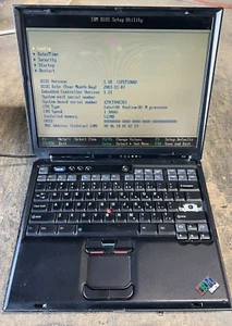 IBM Thinkpad R40 Type 2723 - 20GB HDD, 512MB RAM, DVD DRIVE, NO OS - Picture 1 of 7